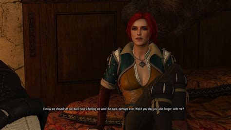 Witcher 1 Prologue Remastered Triss Sex Scene Witcher 3