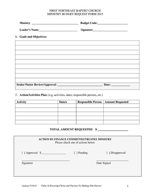 Budget Request Fill Online Printable Fillable Blank Pdffiller