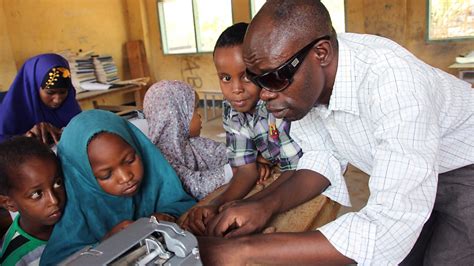 Bbc World Service Focus On Africa Blind Teacher Of Refugees No Man