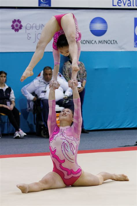 View Original Image Acrobatic Gymnastics