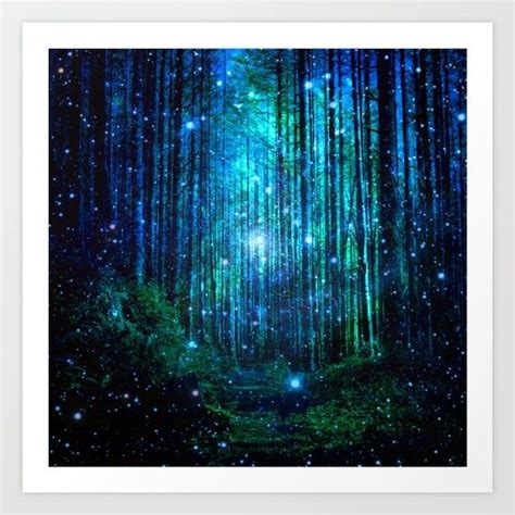 Magical Path Art Print By Haroulita Society6 Forest Tapestry