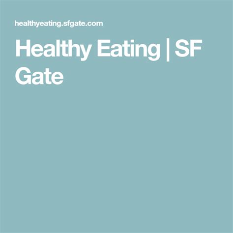 Healthy Eating Sf Gate Healthy Thanksgiving Healthy Eating Healthy