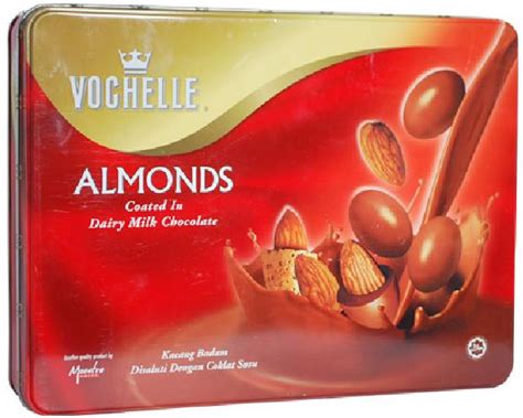 Di malaysia satu hari nanti. jom kumpul: Tin Cokelat Almond Vochelle