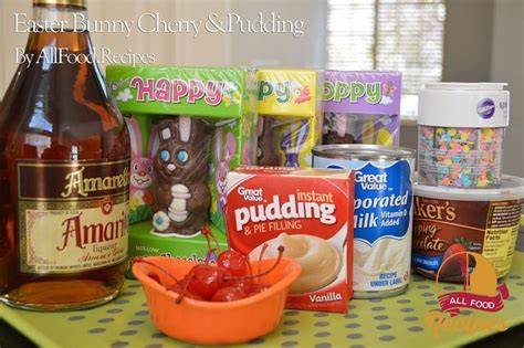 Easter Bunny Cherry Pudding Allfoodrecipes