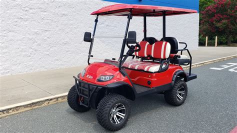 Used 2021 Icon I40l Lifted Electric Car 4 Passenger Golf Cart 25mph