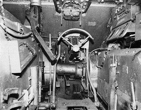 Inside A German Jagdtiger Pic 3 Of 3 Drivers Position Танк