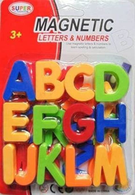 Devvanslobby Magnetic Learning Alphabets Letters And Numbers For