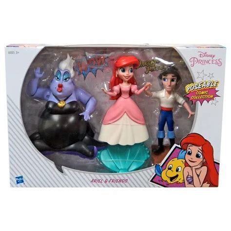 disney princess ariel and friends poseable comic collection the little mermaid £17 29 picclick uk