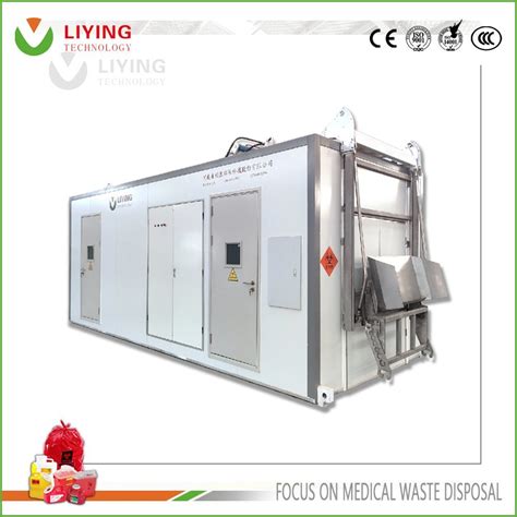 Large Capacity Hospital Medical Waste Treatment Microwave Disposal