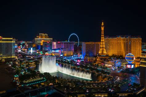 Aerial View Of Las Vegas Strip In Nevada Prosper Show