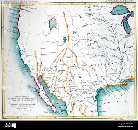 18th Century General Map Of North America Stock Photo Alamy