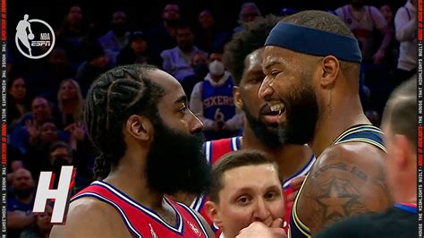 James Harden And Demarcus Cousins Stare Down Heated Moment 🔥 Youtube