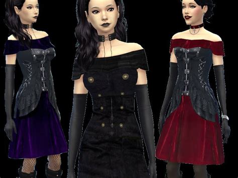 Gothic Dresses The Sims 4 Catalog