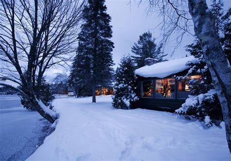 41 lake front blvd, geneva, ny. Lakeside Cabin Exterior Winter - Slideshow by Lake Placid ...