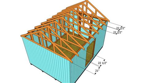 How To Build A Roof For A 12×16 Shed Building Roof Building A Shed