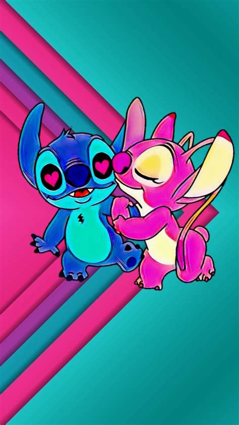 Stitch And Angel Wallpaper Imagesee