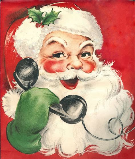 Vintage Santa Vintage Santa Claus Calls All Good Children Santa