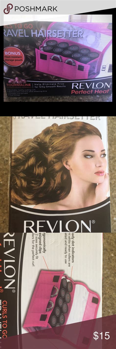 Travel Hairsetters Roller Curls Revlon Hair Accessories