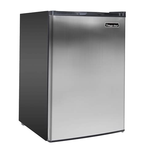 Magic Chef MCUF S Cu Ft Upright All Freezer Stainless Steel