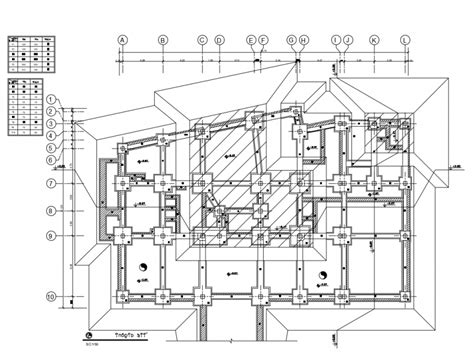 The Structural Plan Detailed Dwg File Cadbull