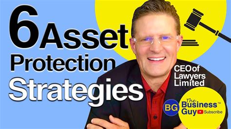 6 Asset Protection Rules And Strategies Youtube