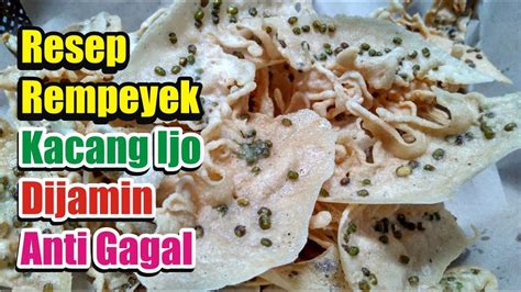 Demikianlah resep cara membuat bakwan sayur crispy, renyah dan tahan lama yang praktis dan sederhana cocok untuk dijual. Resep Rempeyek Kacang Hijau Paling Renyah Gurih dan Tahan ...