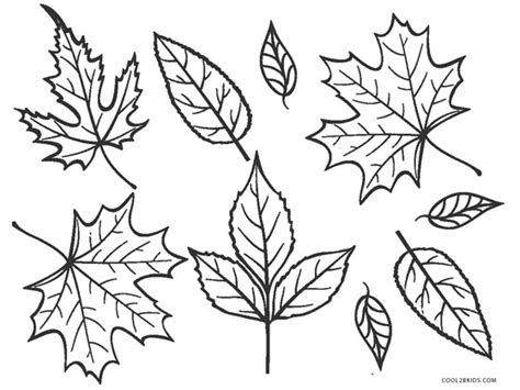 Fall Leaves Coloring Page – childrencoloring.us