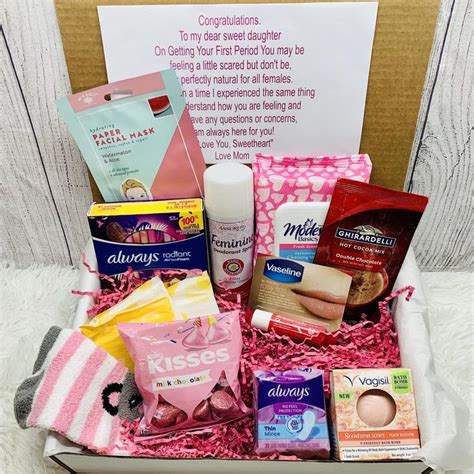 Menstruation First Period Kit For Teens Tween Girl Ts Teens Etsy