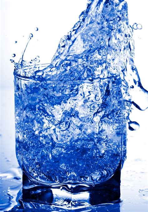 Glass And Water Refreshing Stock Photo Image Of Smooth 8325294