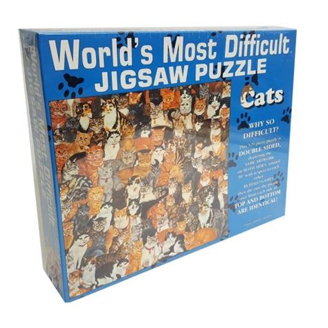 Worlds Most Difficult Jigsaw Puzzle Cats Edition Double