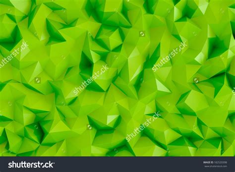 Free Download Lime Green 3d Triangle Geometric Abstract Background