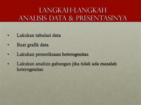 PPT Metode Statistik Pada Meta Analisis PowerPoint Presentation Free Download ID