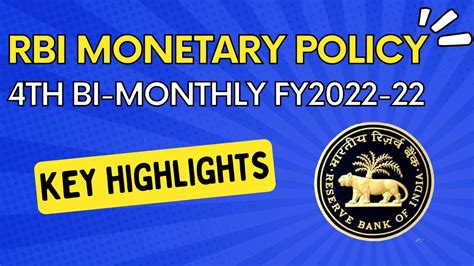Rbi Monetary Policy Committee Mpc Meeting Highlights Youtube