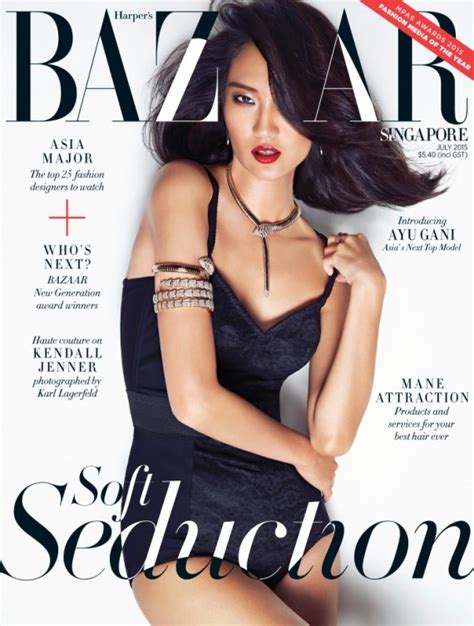 ‘asias Next Top Model 3 Gani Graces The Cover Of Harpers Bazaar Singapore The Indonesian