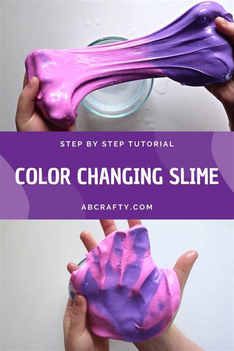 Color Changing Slime Quick And Easy Recipe Ab Crafty