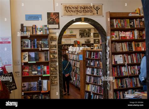 Inside City Lights Bookstore In North Beach San Francisco California