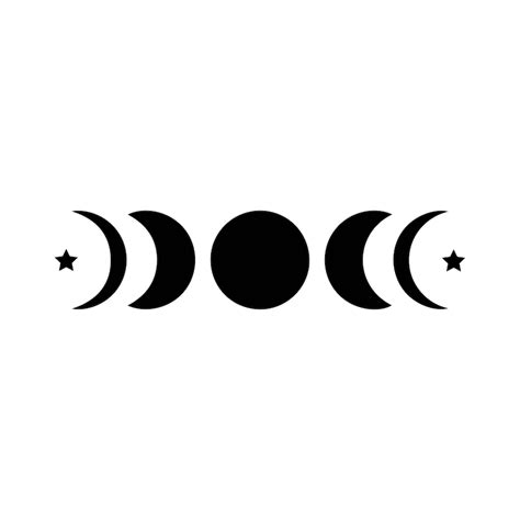 Moon Phases Decal Files Cut Files For Cricut Svg Png Dxf Etsy