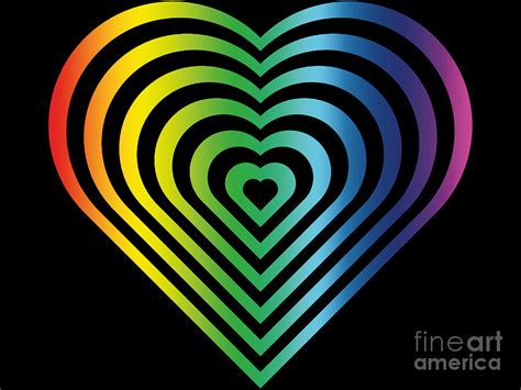Lgbt Pride Gay Lesbian Proud Heart T Idea Digital Art By Haselshirt