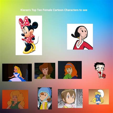 Pin By Kieran On Kierans Top Ten Female Cartoon Characters To See