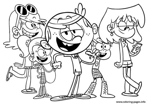 Print Loud House Coloring Pages House Colouring Pages Coloring Pages
