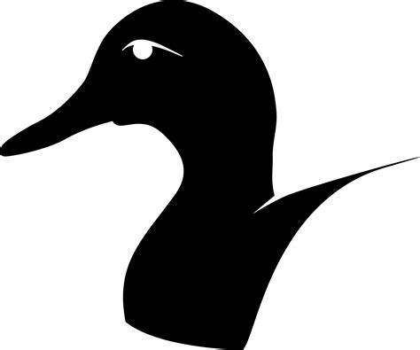 Duck Head Silhouette At Getdrawings Free Download