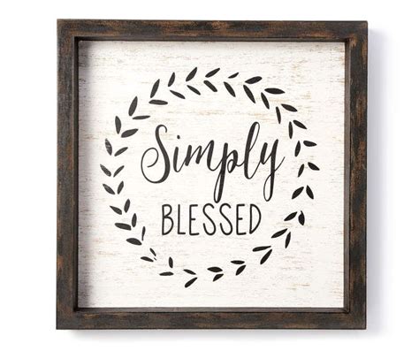 Living Colors Wooden Wall Plaques Simply Blessed Wall Plaques