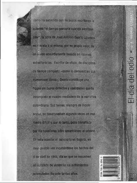 Hay un serio error el el dibujo, faltan aprox. El Día del Odio - J.A Osorio Lizarazo PDF COMPLETO