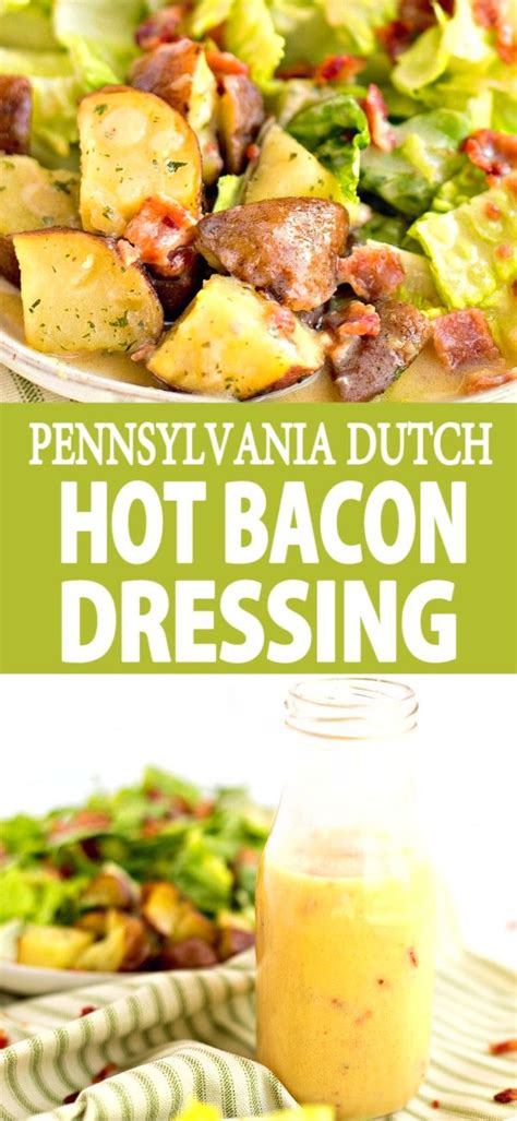 Old Fashioned Hot Bacon Dressing Pennsylvania Dutch Swap Out The Sugar With