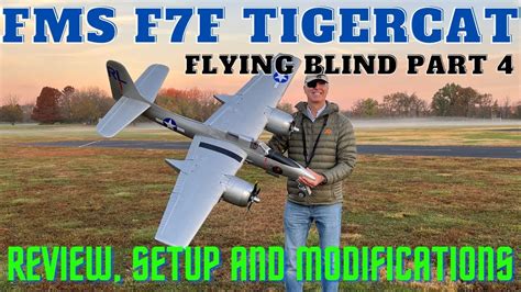 FMS F7F Tigercat 1700mm Warbird Review Setup And Modifications YouTube