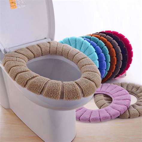 Soft Closestool Washable Lid Top Cover Bathroom Warmer Toilet Seat