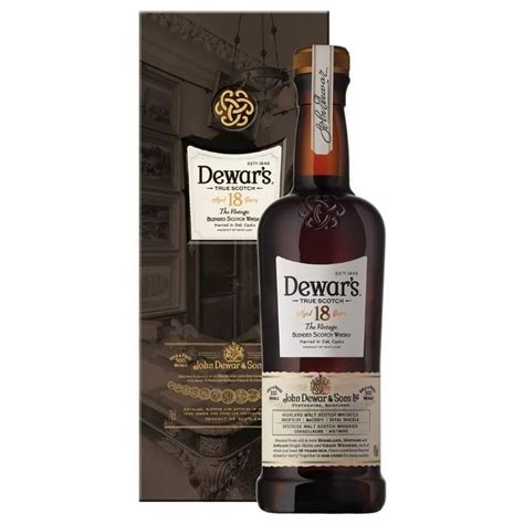 dewar s the vintage 18 year old scotch whisky 1lt spirits big five