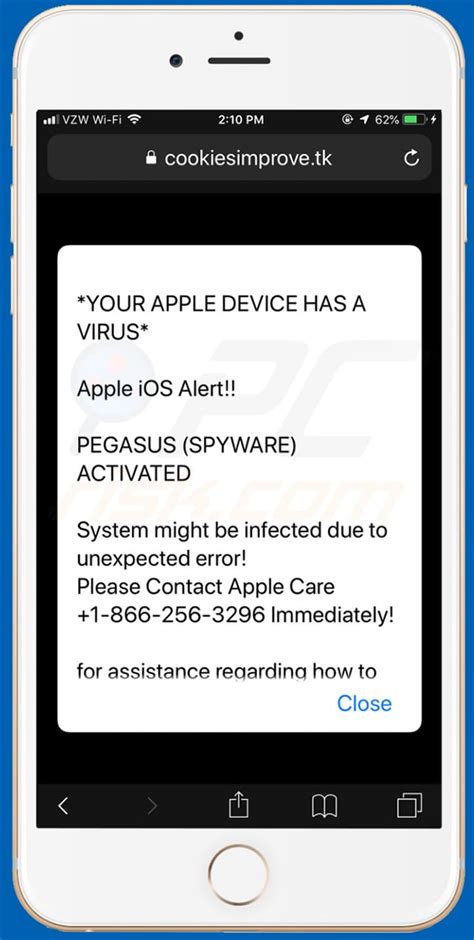 Your Apple Device Has A Virus Scam Mac Removal Steps And Macos