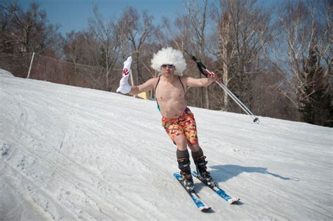 Take A Peek At Chinas ‘naked Skiing Carnival New York Post