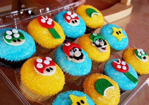 Cupcakes are relished all year round. Super Mario Cupcakes | Super mario cupcakes, Super mario party, Cupcakes